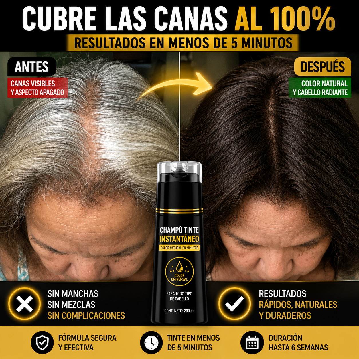 Champú Tinte Instantáneo