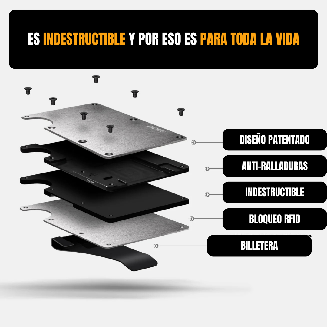 Cartera Indestructible + Monedero GRATIS