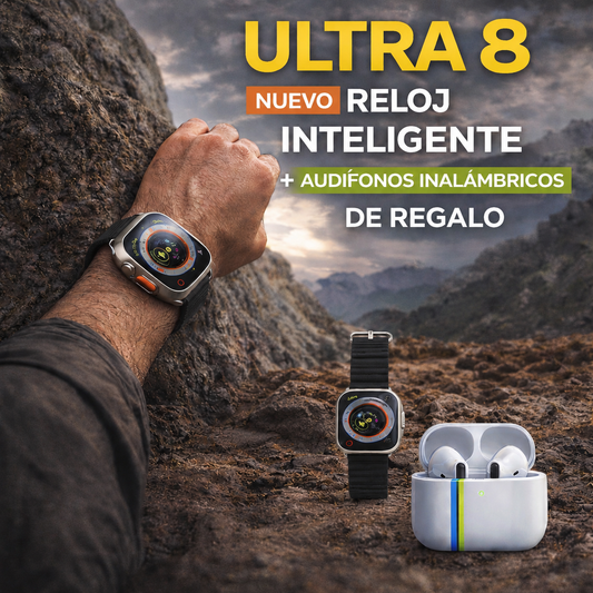 Reloj Inteligente Ultra 8 + Airpods GRATIS
