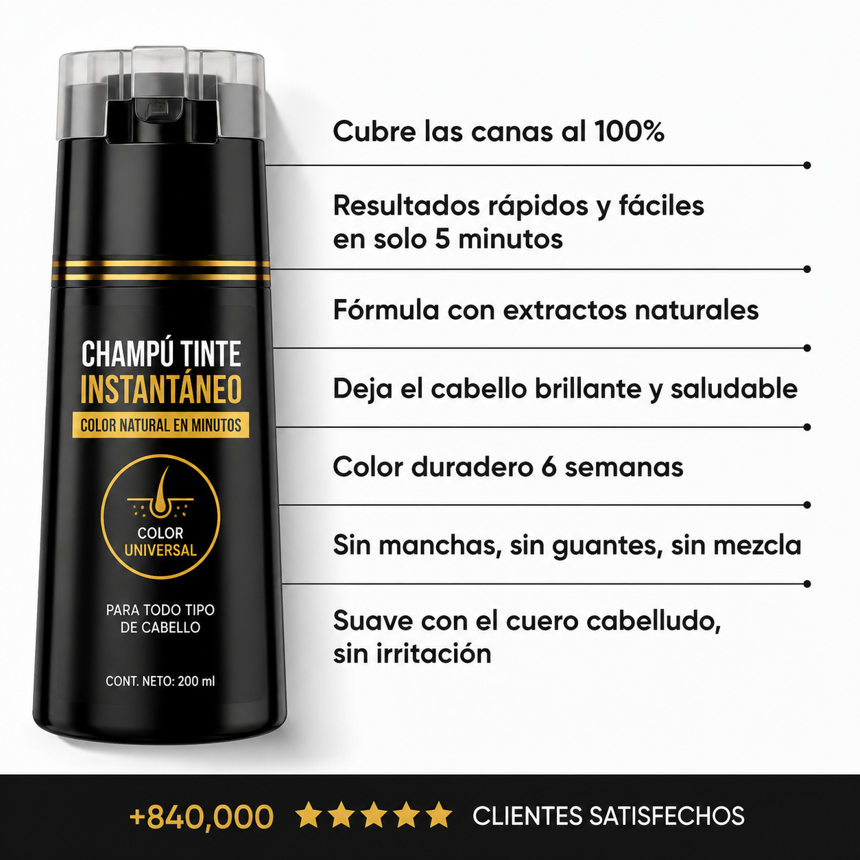 Champú Tinte Instantáneo