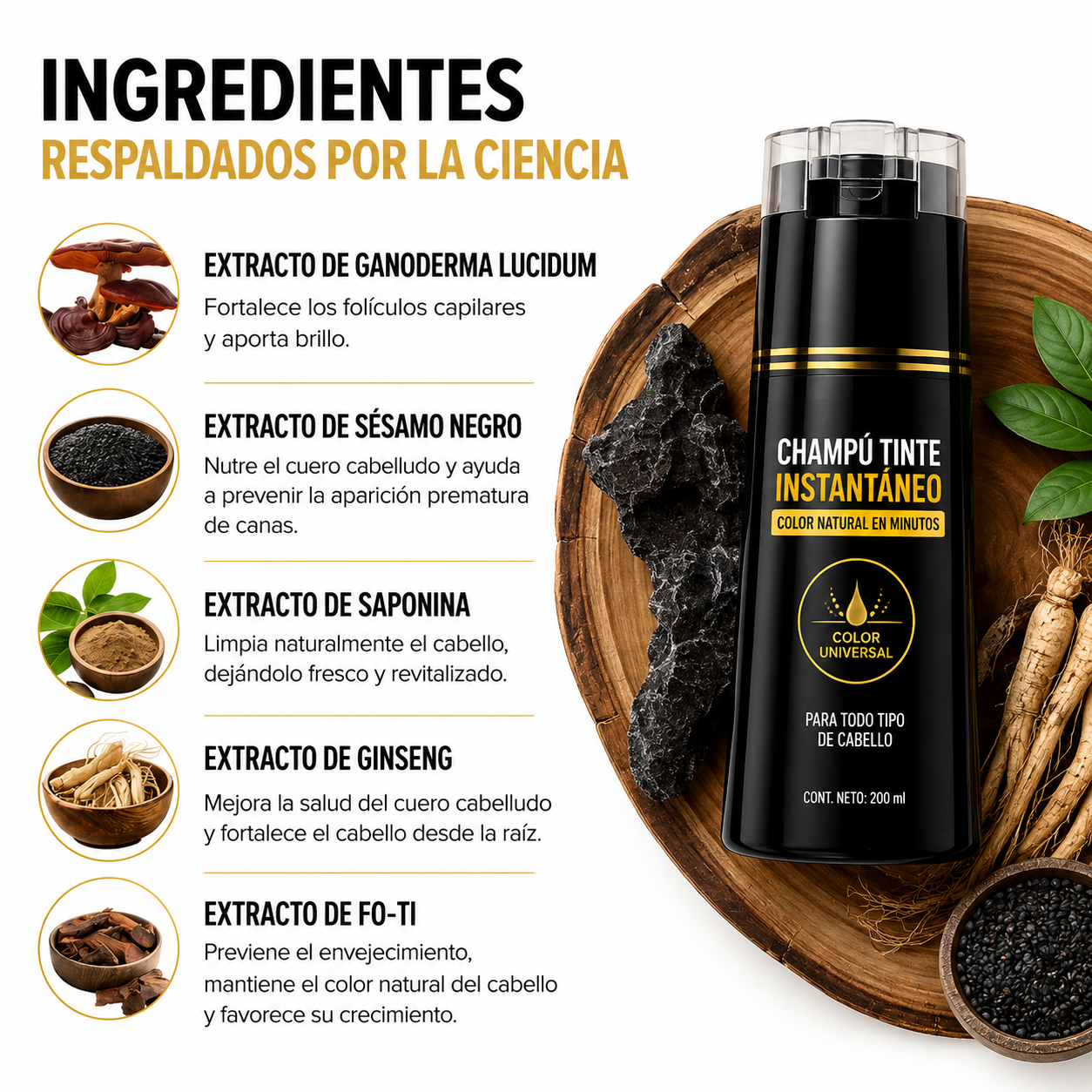 Champú Tinte Instantáneo